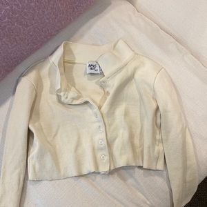 Princess Polly Cropped Cardigan Size 2